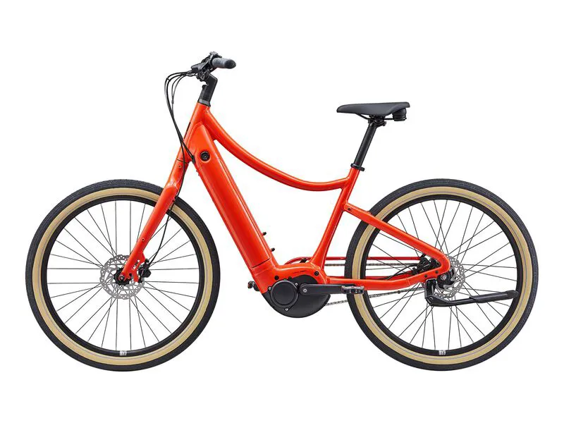 Momentum Vida E+ GTS 25km/H Electric Hybrid Bike 2023 in Tequila Sunrise-1